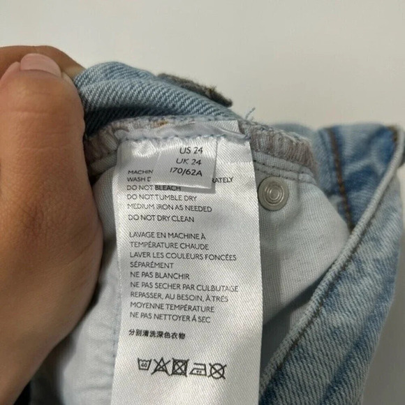 Urban outfitters BDG Straight Slim Distressed Jeans size 24 - Picture 11 of 13